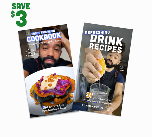 Vegan Cookbook + Refreshing Drinks Recipes Book (eBooks)